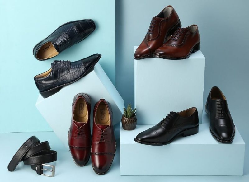 Men's business casual shoes with a sharp and professional design